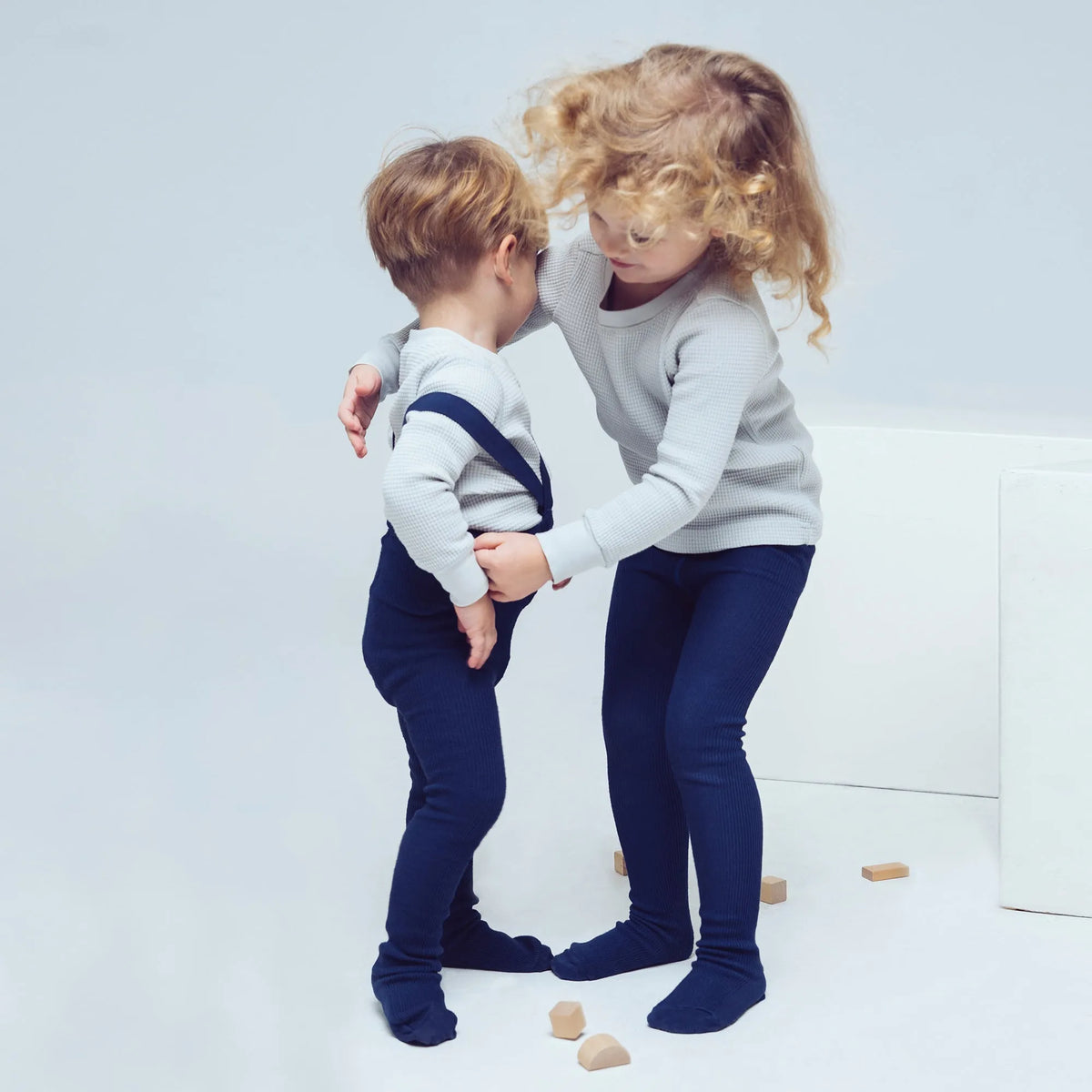 Punčocháče s Kšandami - Námořnická Modrá