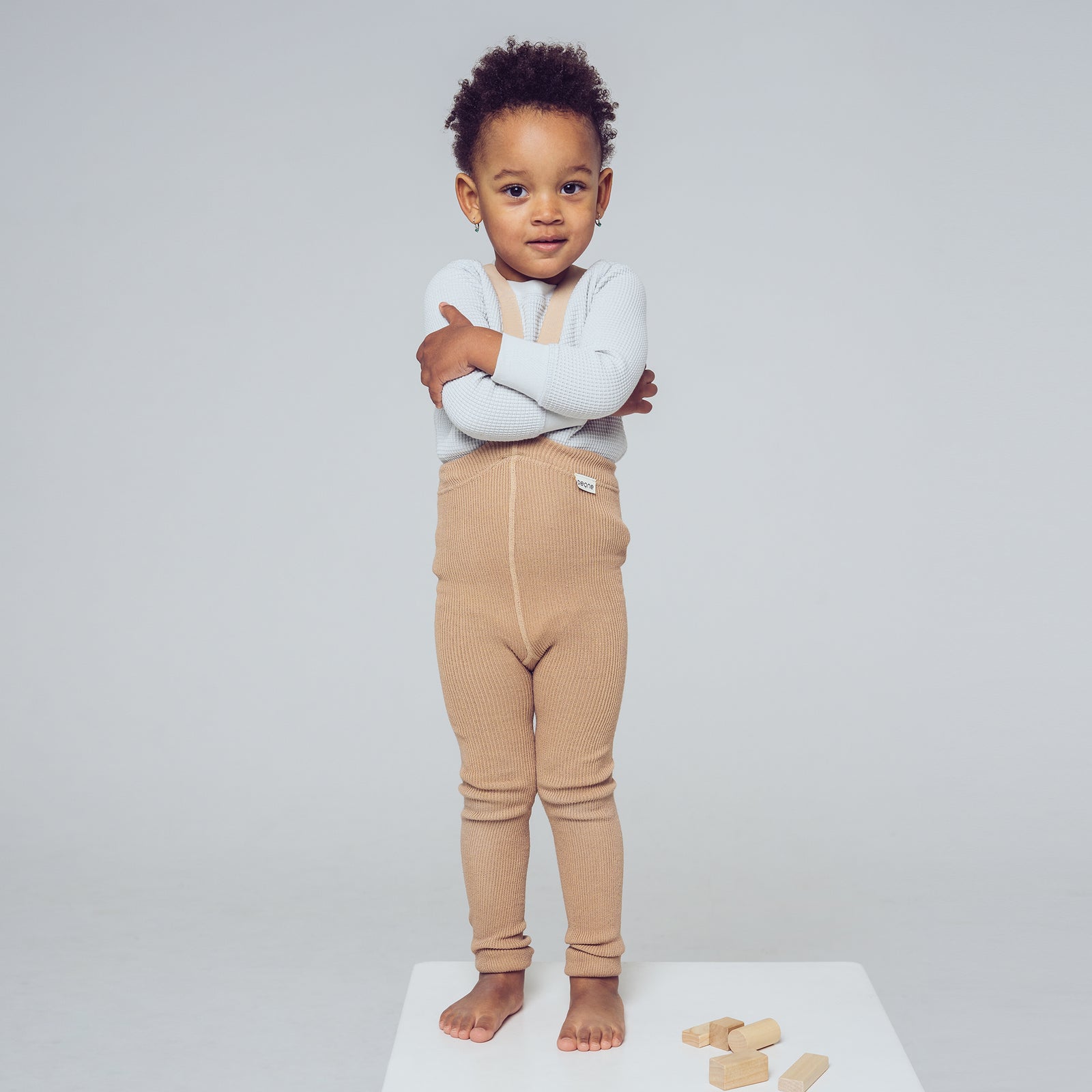 Legíny s Kšandami - Béžovohnědá